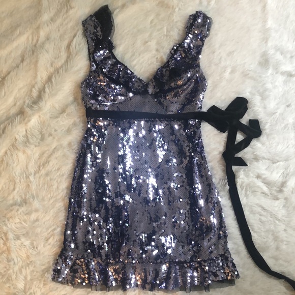 Free People NWT Sequin Siren Mini Dress 🔥✨ - Picture 3 of 9